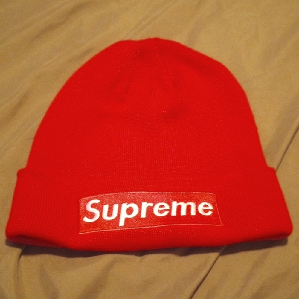 Supreme Red Beanie